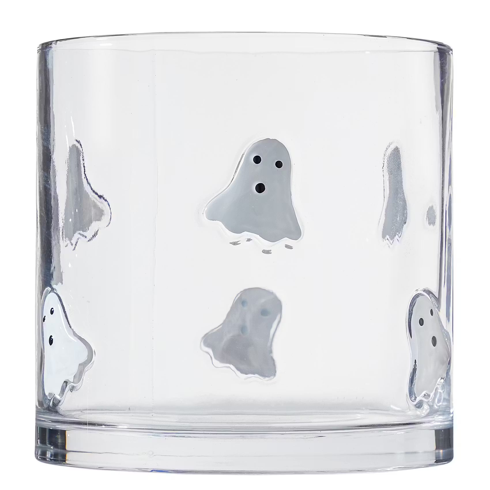 HALLOWEEN Windlicht Gespenst - Glas - Transparent
