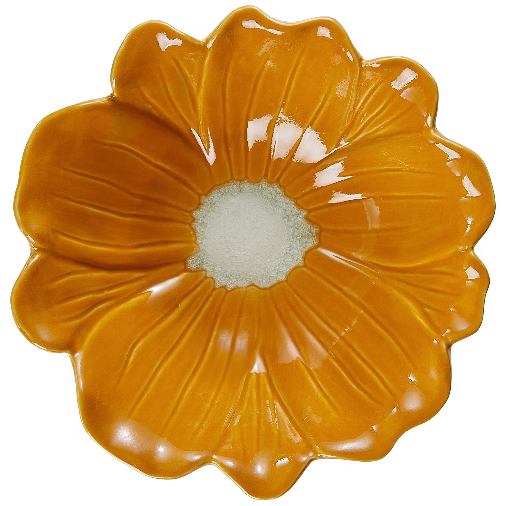 SUNFLOWER Deko-Schale - Steinzeug - Gelb - Gelb