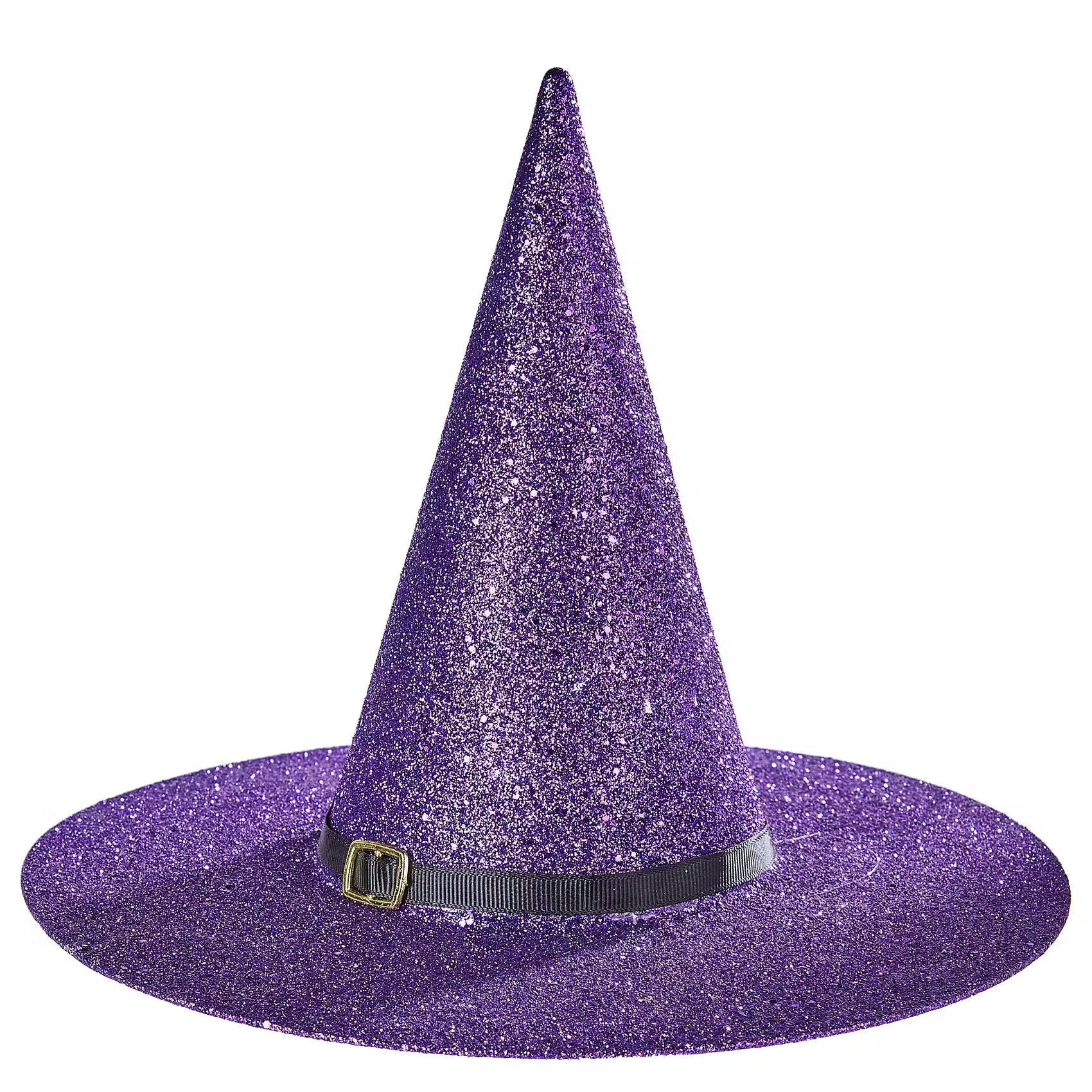 HALLOWEEN Deko-Hut Hexe - Polyethylen - Lila/Schwarz