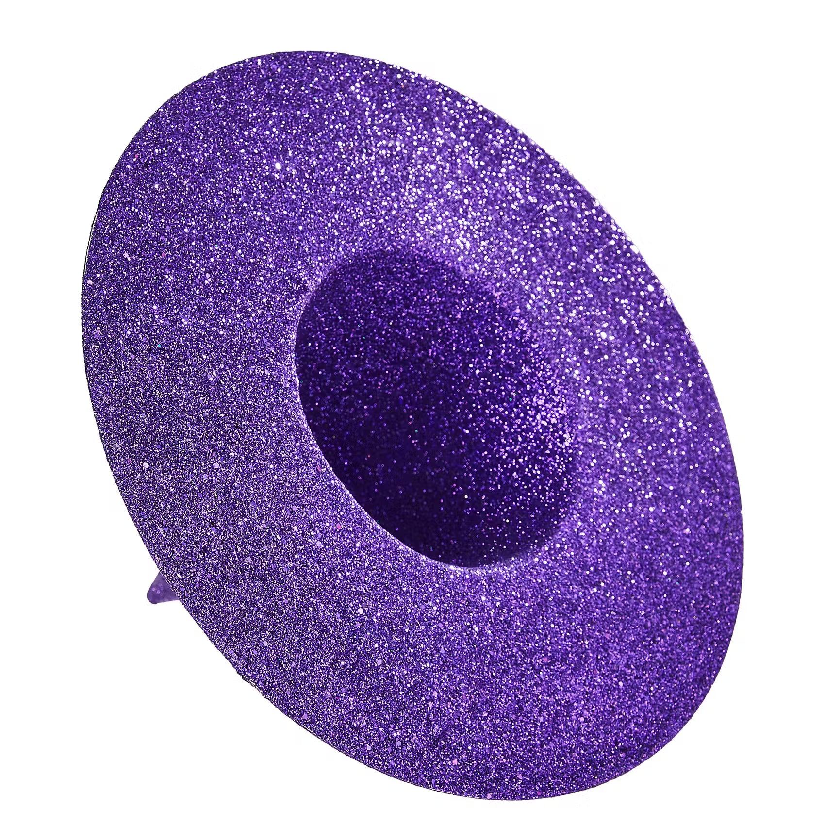HALLOWEEN Deko-Hut Hexe - Polyethylen - Lila/Schwarz