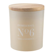 HOME & SOUL Duftkerze Vanilla Moments No.6 - Sojawachs/Paraffinwachs/Duftanteil /Pinienholz - Gelb