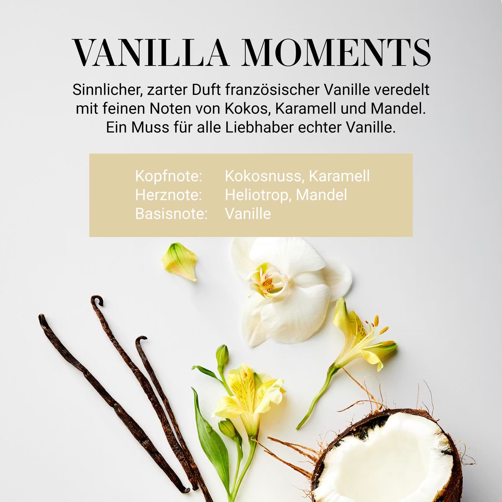 HOME & SOUL Duftkerze Vanilla Moments No.6 - Sojawachs/Paraffinwachs/Duftanteil /Pinienholz - Gelb