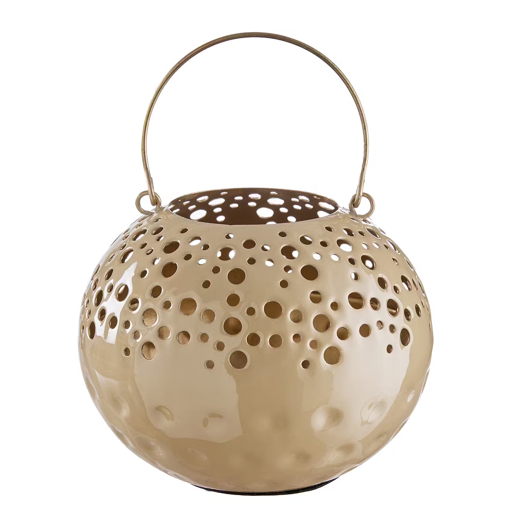 AUTUMN MEDLEY Mini-Laterne - Eisen - Beige
