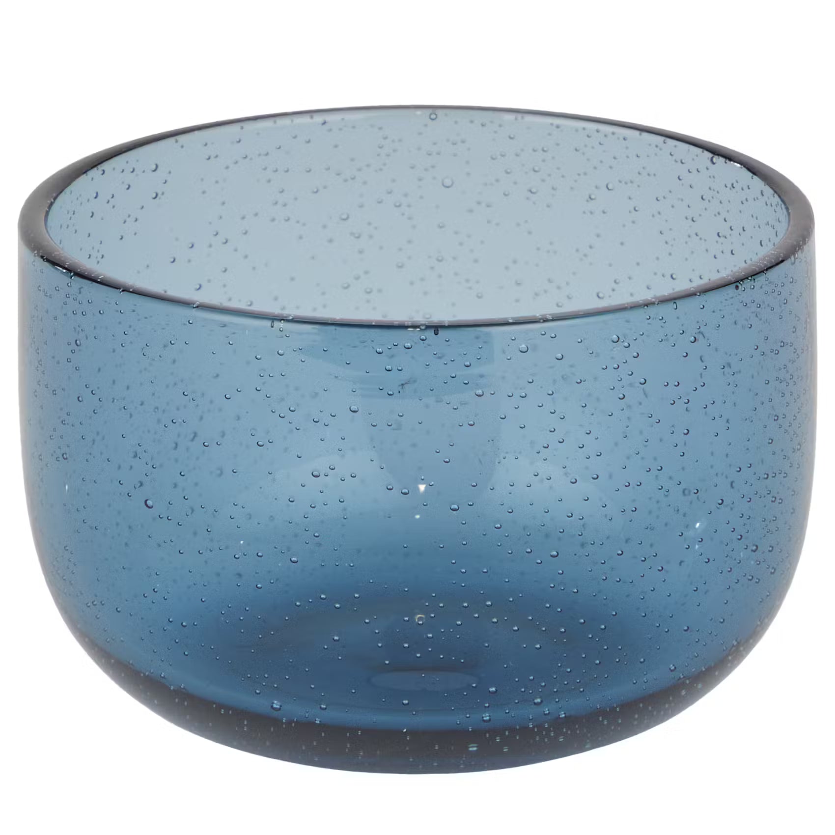WATERCOLOUR Teelichthalter 4er-Set - Farbglas - Blau