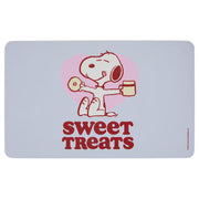 PEANUTS Frühstücksbrettchen Sweet Treats - HPL Schichtstoff - Hellblau/Rosa/Gelb