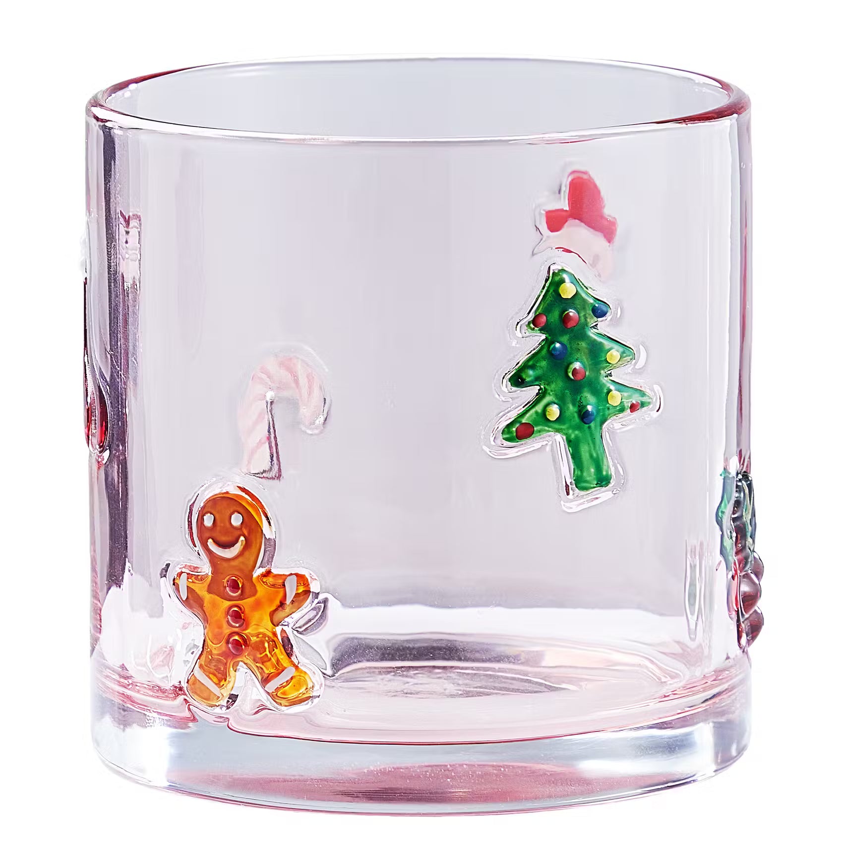X-MAS Windlicht Mix - Sodalime Glas - Pink
