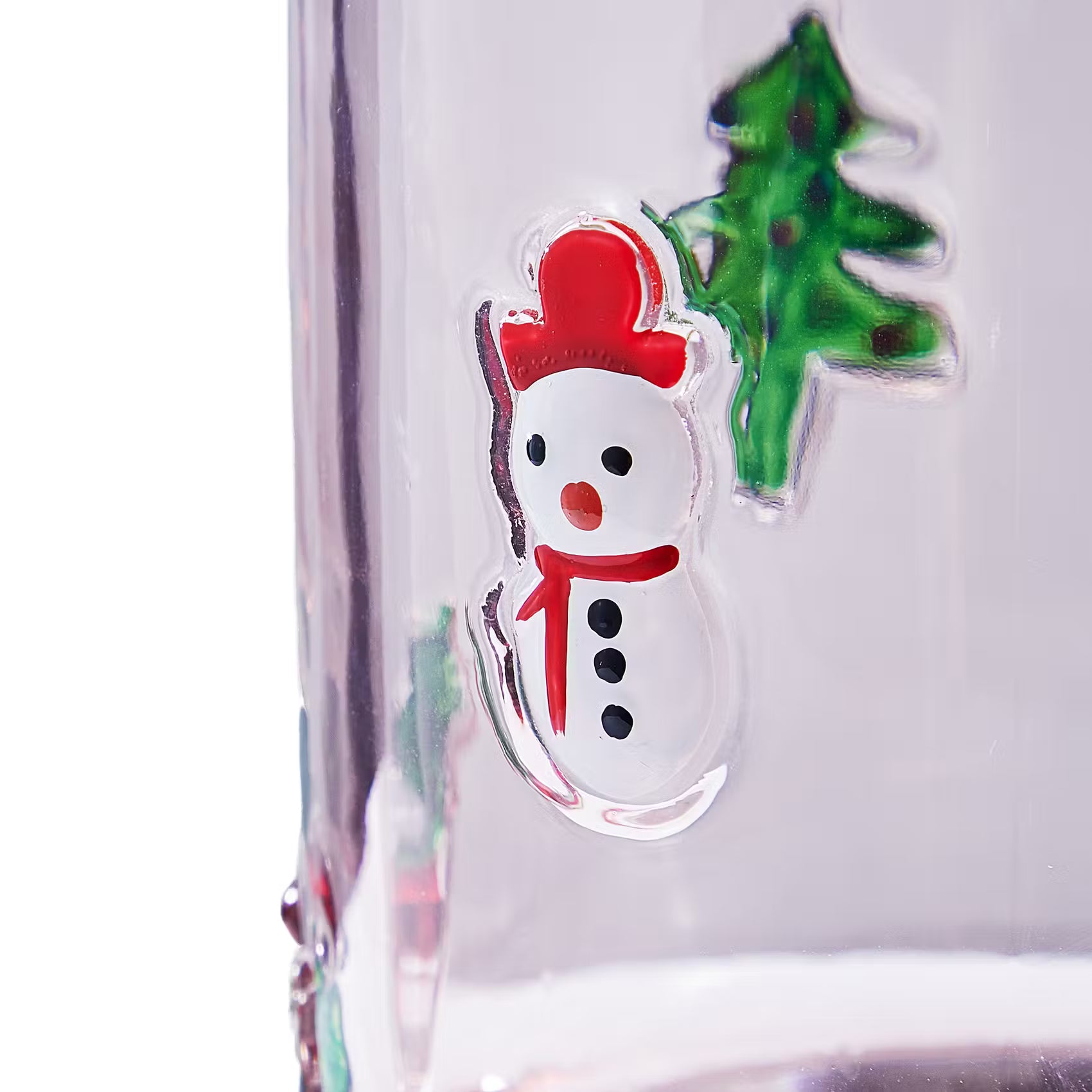 X-MAS Windlicht Mix - Sodalime Glas - Pink
