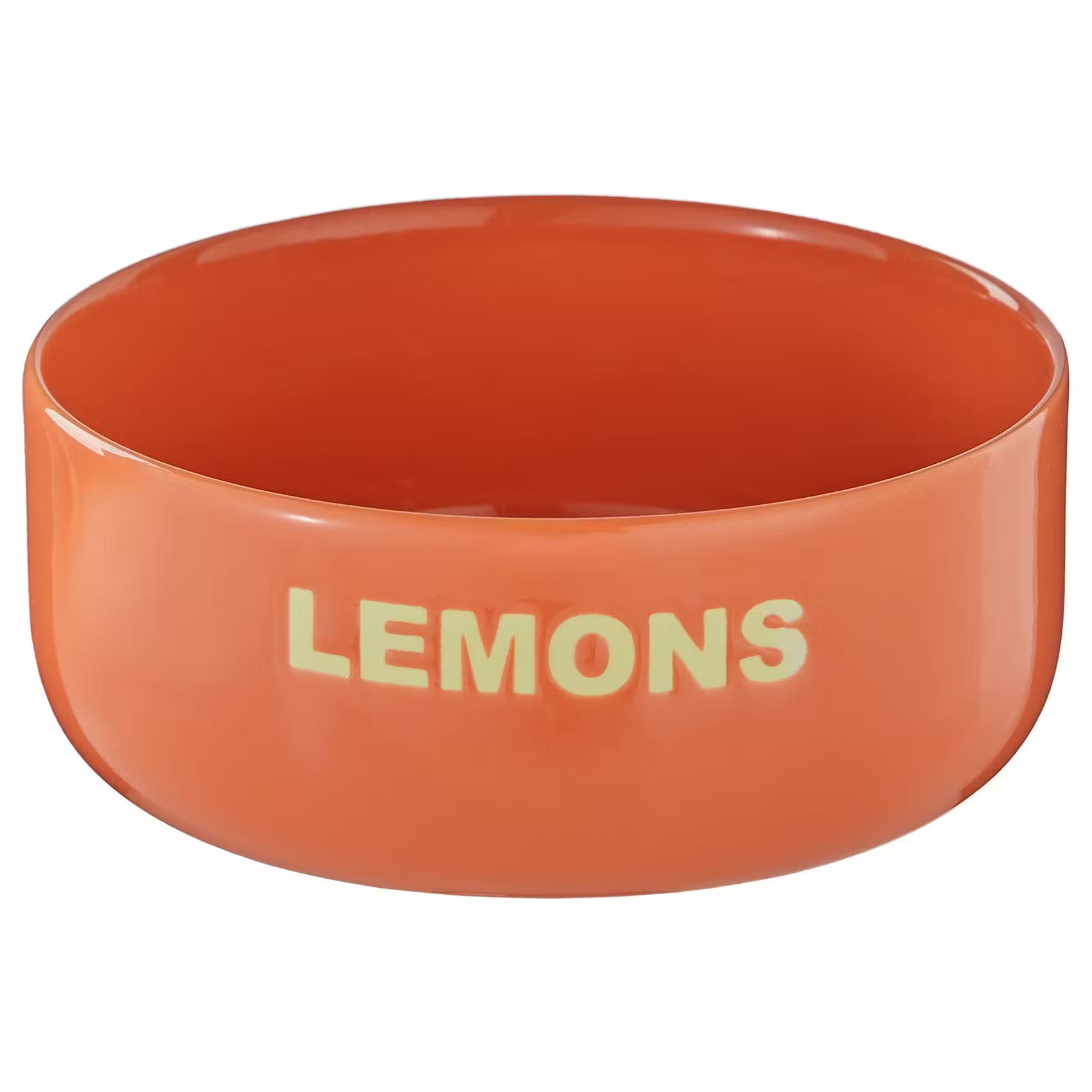 GOOD VIBES Schüssel Lemons - Porzellan - Orange