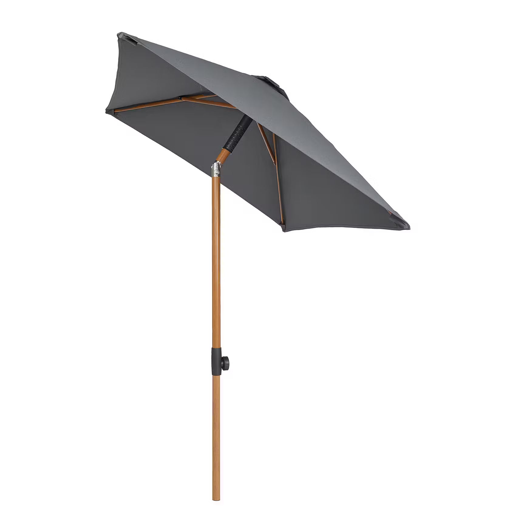 SOMBRIO Sonnenschirm mit Ständer - MGO/Keramik/Polyethylen/Polyester - Grau