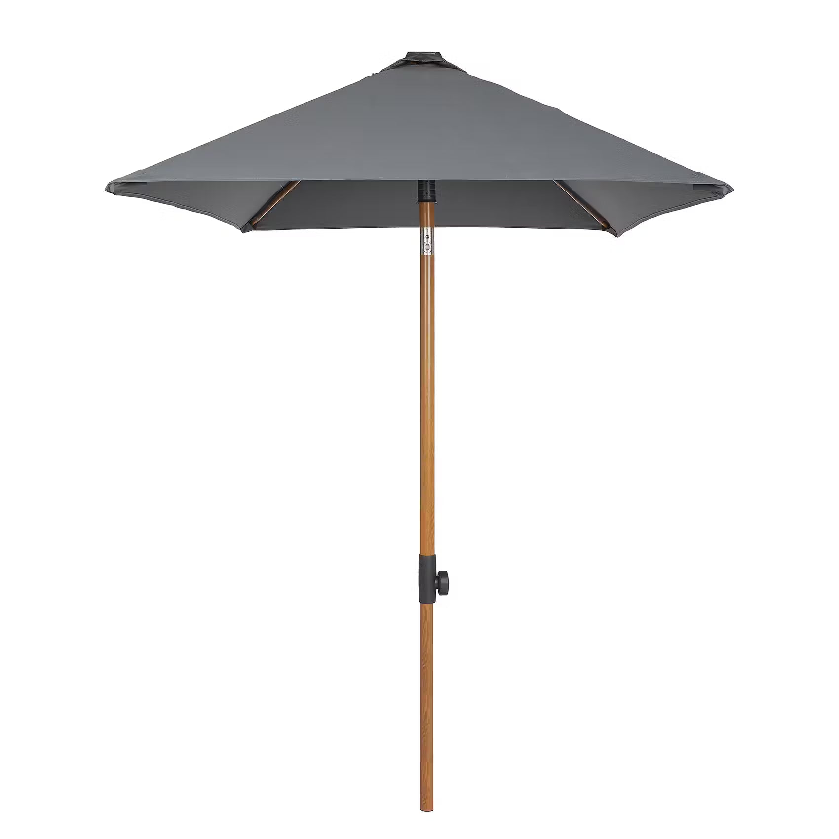SOMBRIO Sonnenschirm mit Ständer - MGO/Keramik/Polyethylen/Polyester - Grau
