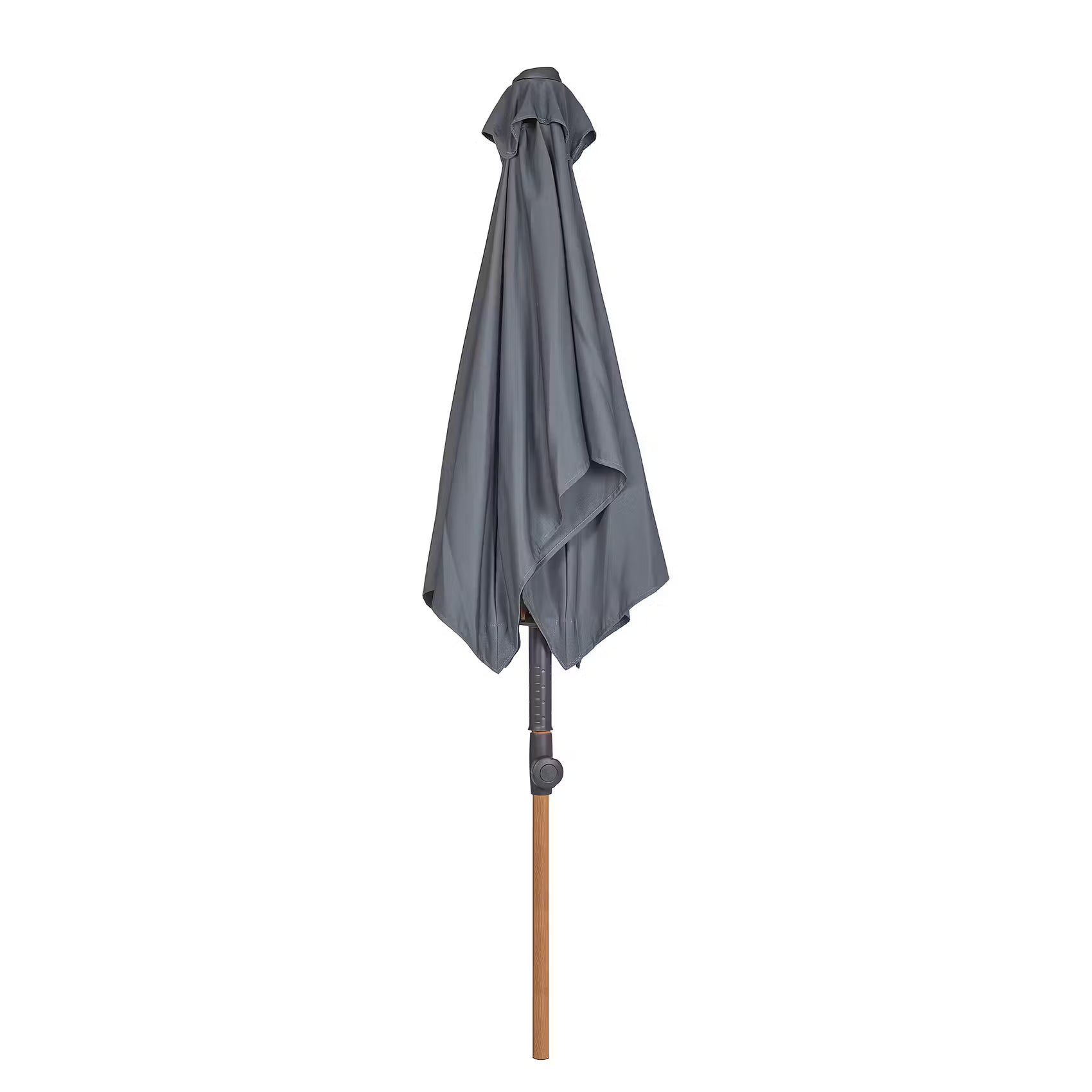 SOMBRIO Sonnenschirm mit Ständer - MGO/Keramik/Polyethylen/Polyester - Grau