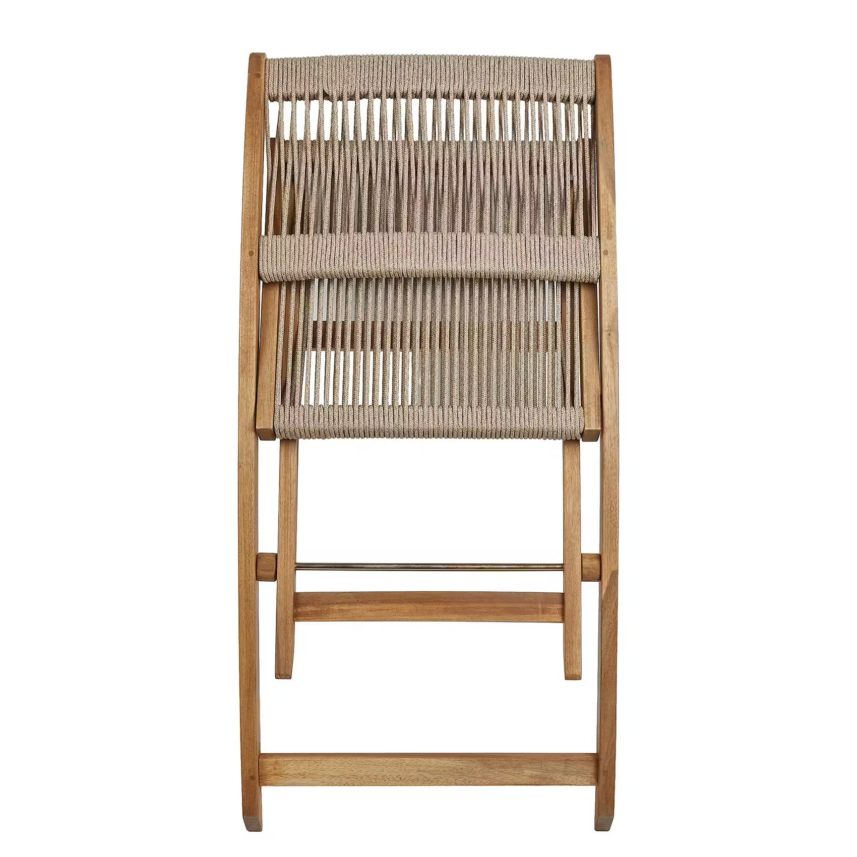 BOHO GARDEN Gartenmöbel-Set 5-tlg. - Akazienholz/Polyester - Braun/Beige