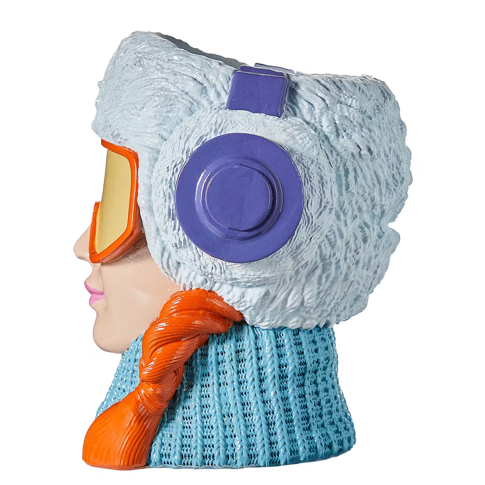 APRÉS-SKI Vase - Polyresin - Grau/Blau