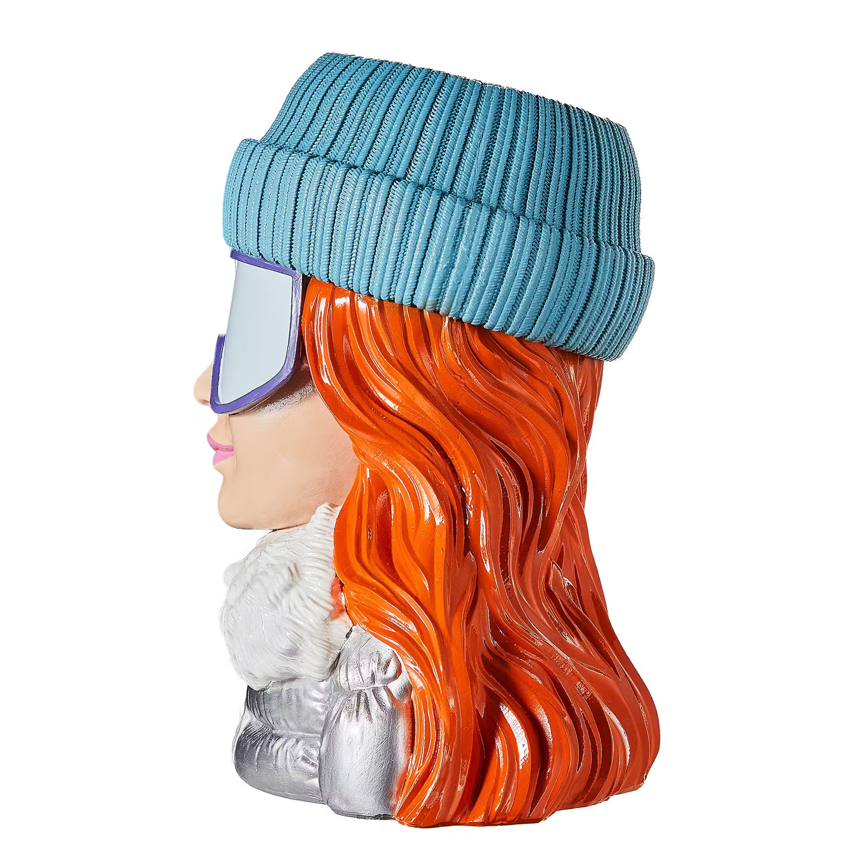 APRÉS-SKI Vase - Polyresin - Türkis/Silber