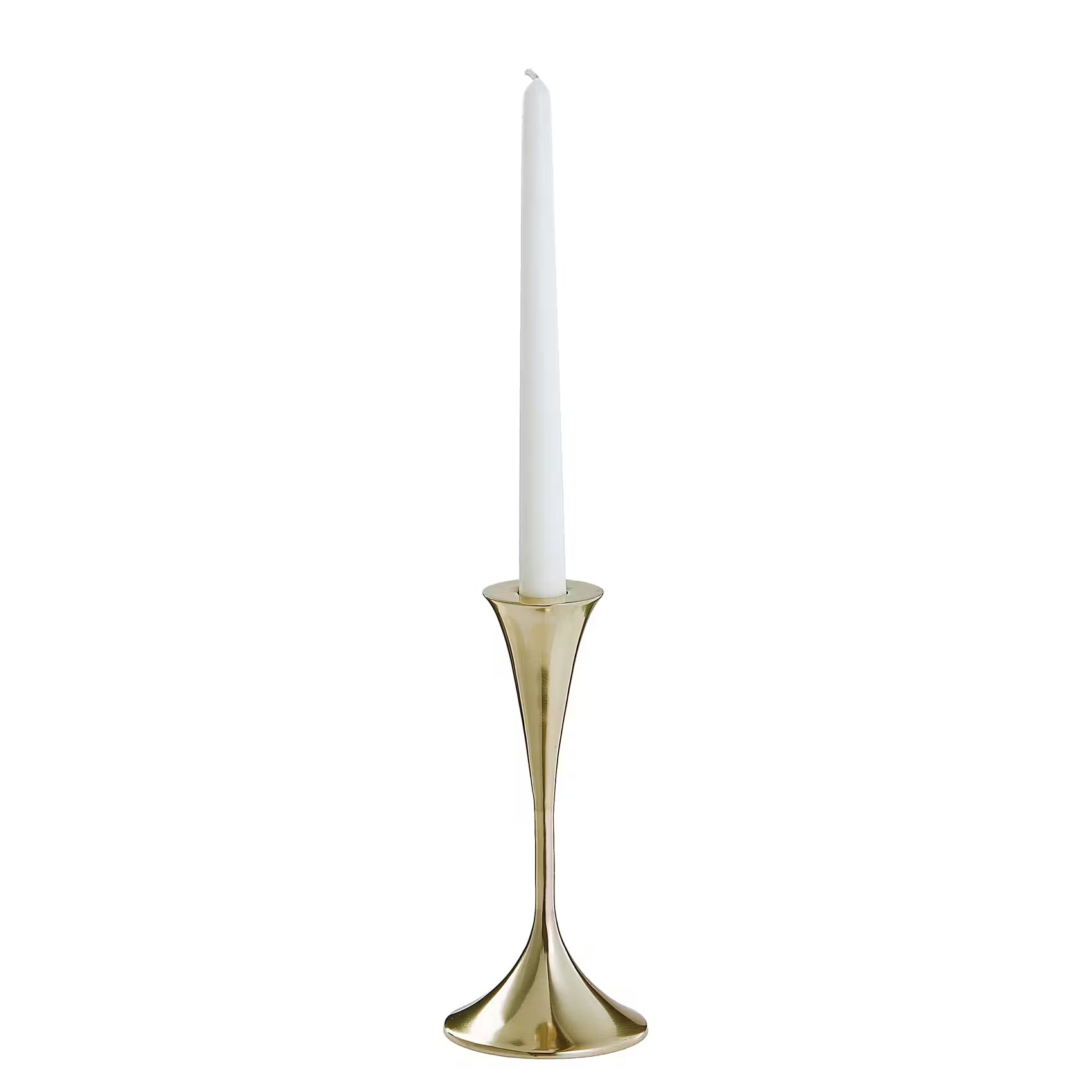 HIGHLIGHT Kerzenhalter - Aluminium - Gold - Höhe: 20 cm