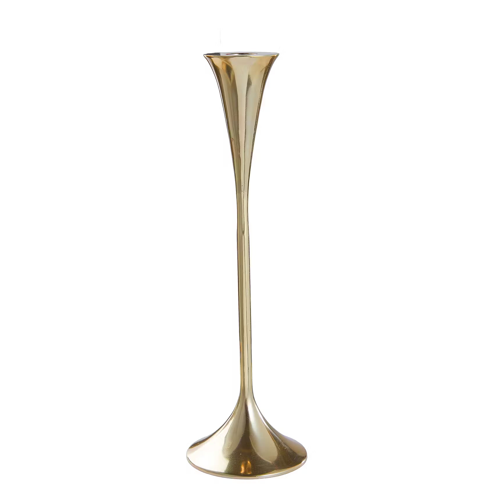 HIGHLIGHT Kerzenhalter - Aluminium - Gold - Höhe: 30 cm