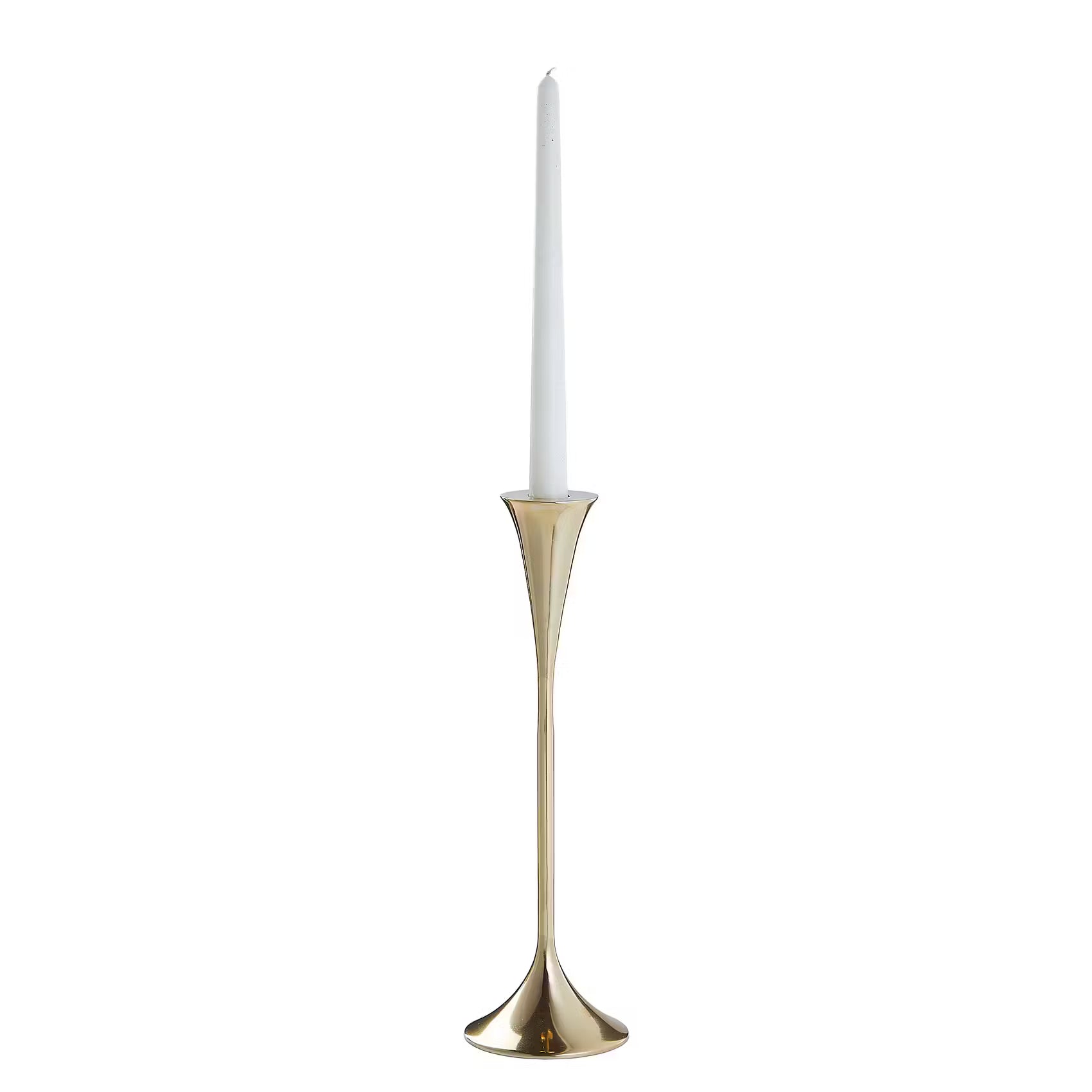HIGHLIGHT Kerzenhalter - Aluminium - Gold - Höhe: 30 cm