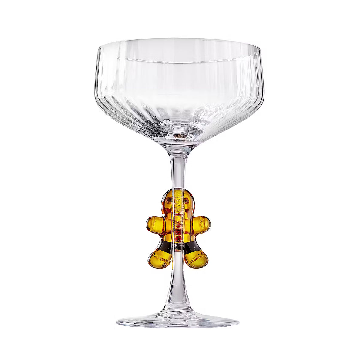 GINGER BREAD Champagnerschale Boy - Normalglas - Orange
