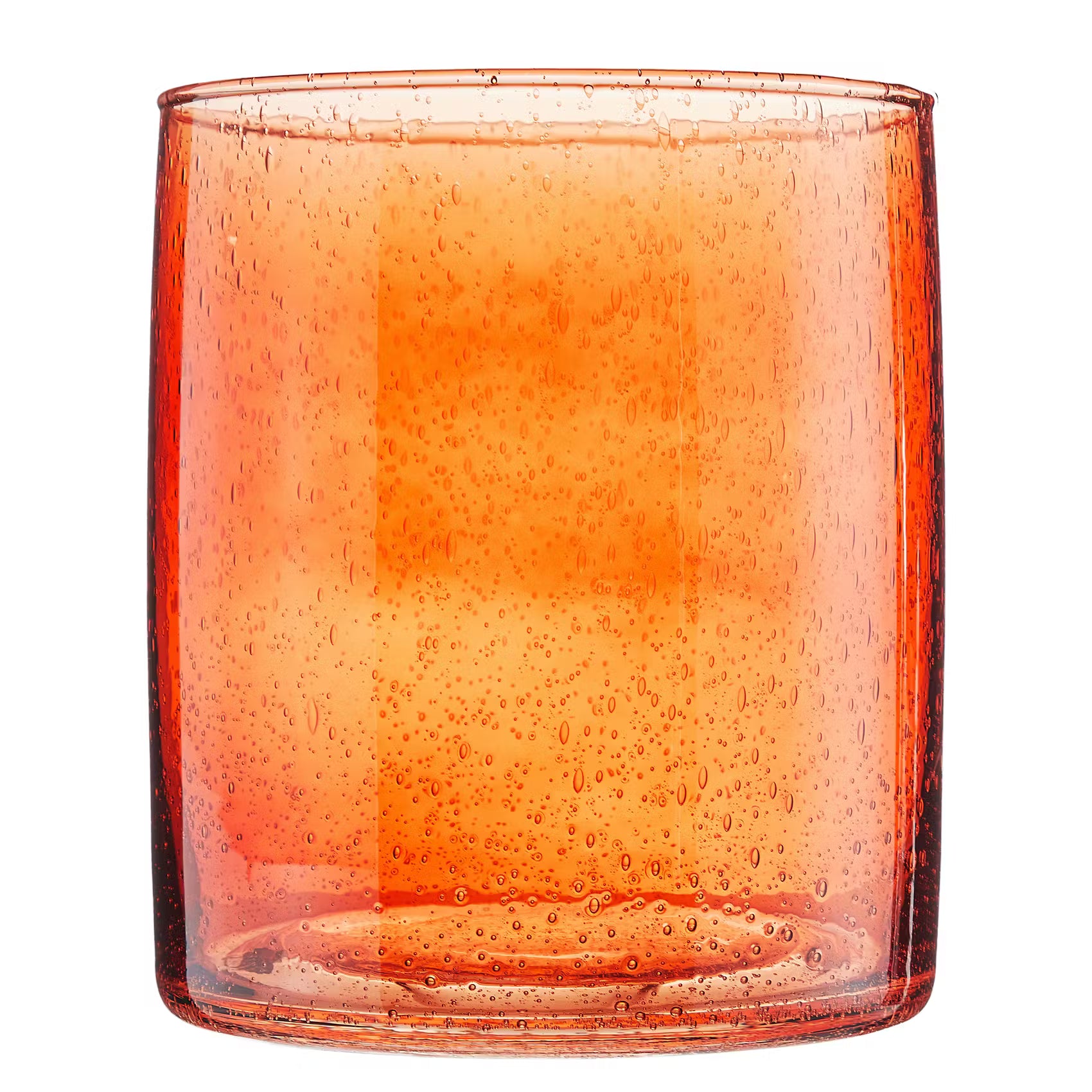 MEDLEY Windlicht - Buntglas - Gelb - Höhe: 17 cm