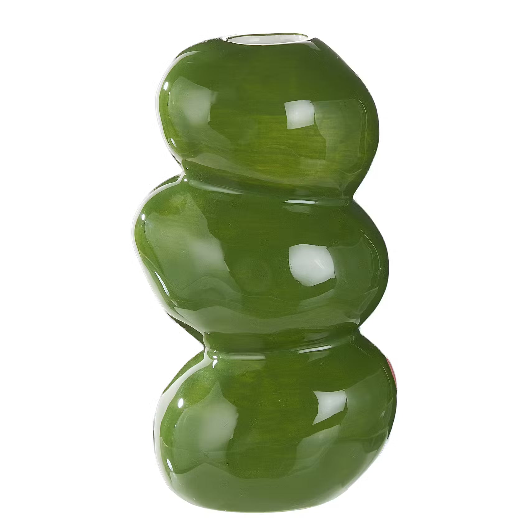 OLIVES Vase Oliven - Steinzeug - Grün