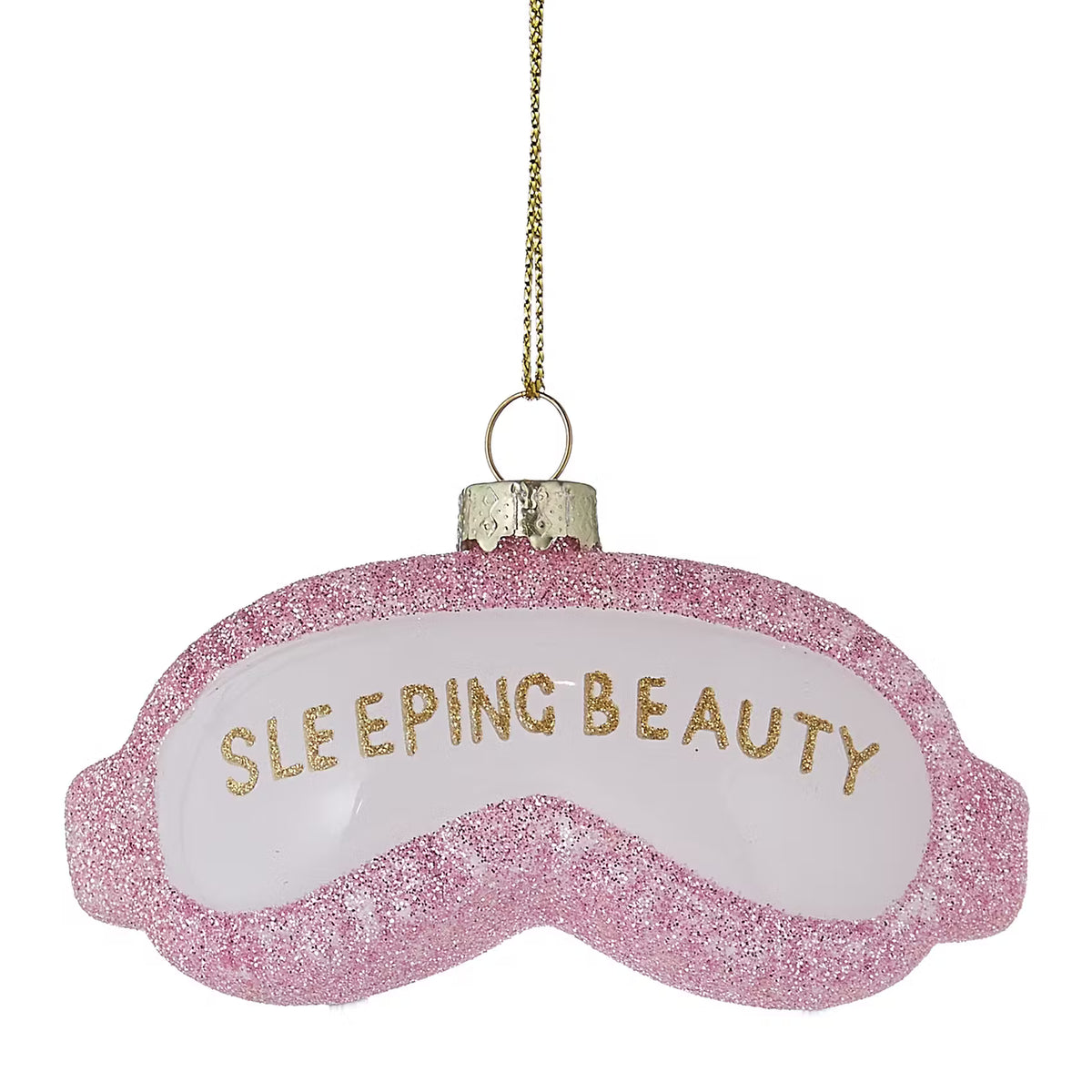 HANG ON Baumanhänger Sleeping Beauty - Borosilikatglas - Pink