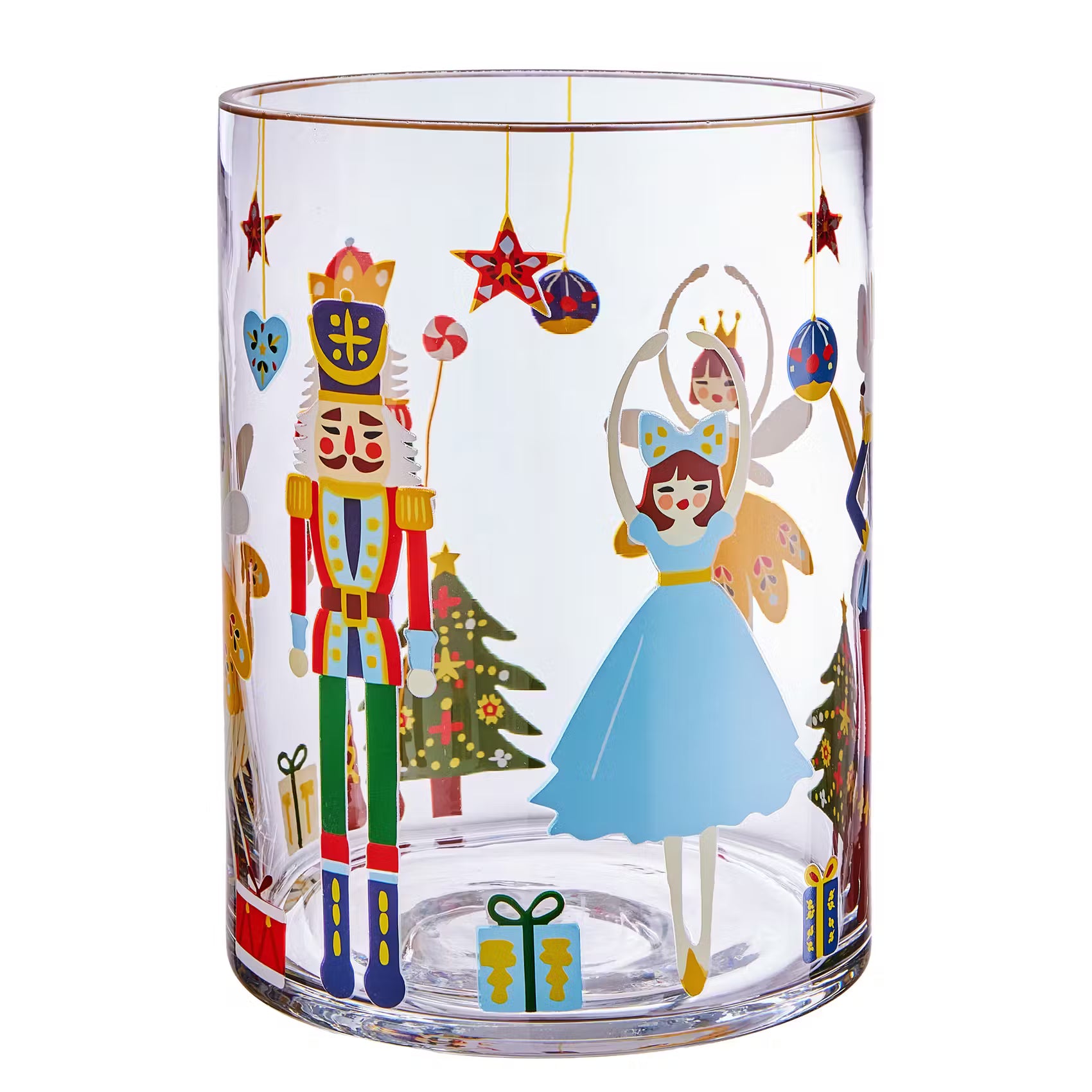 CHRISTMAS DELIGHT Windlicht - Normalglas - Bunt
