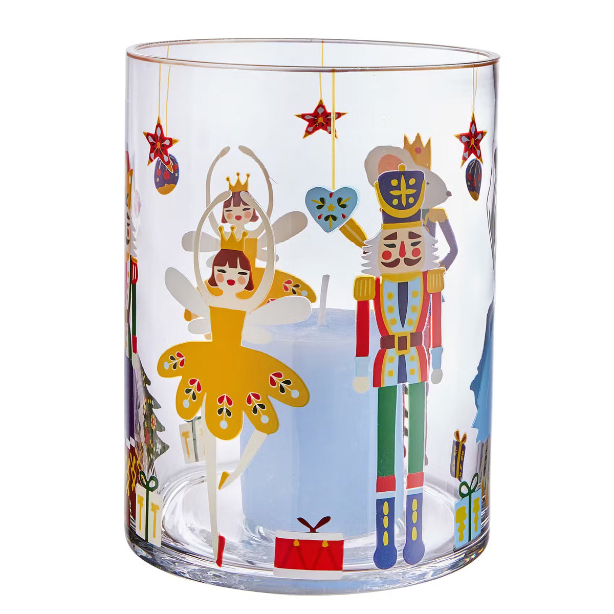CHRISTMAS DELIGHT Windlicht - Normalglas - Bunt
