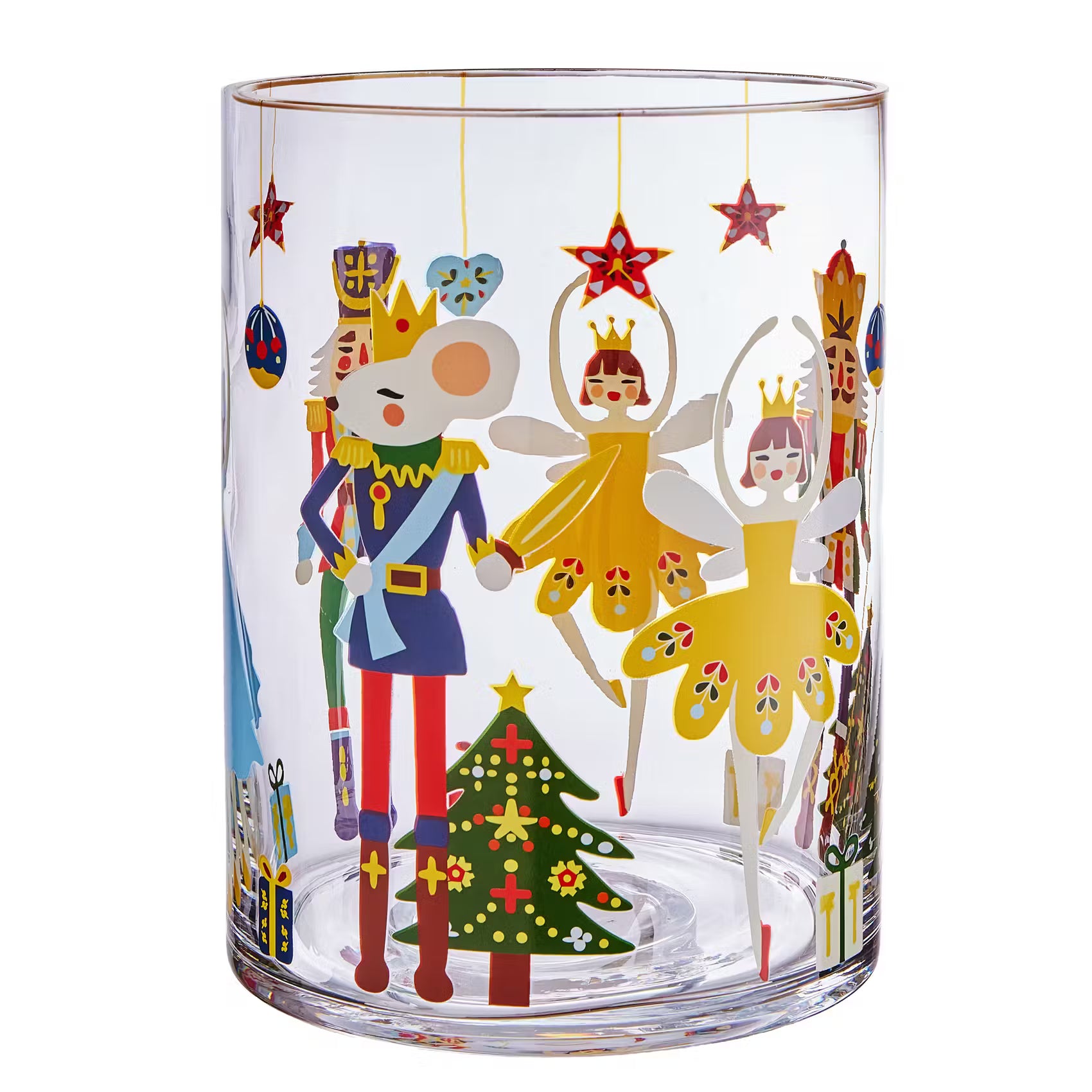CHRISTMAS DELIGHT Windlicht - Normalglas - Bunt