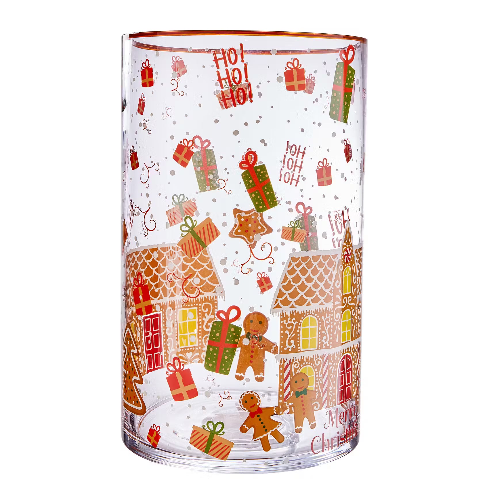CHRISTMAS DELIGHT Windlicht - Normalglas - Bunt