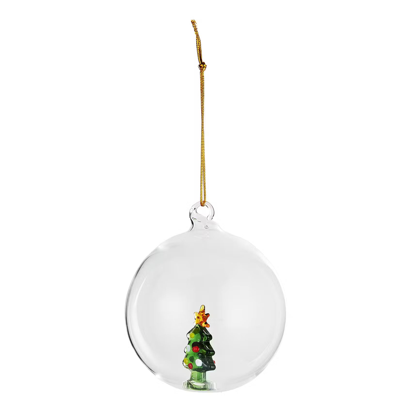 HANG ON Glaskugel Tannenbaum - Borosilikatglas - Transparent