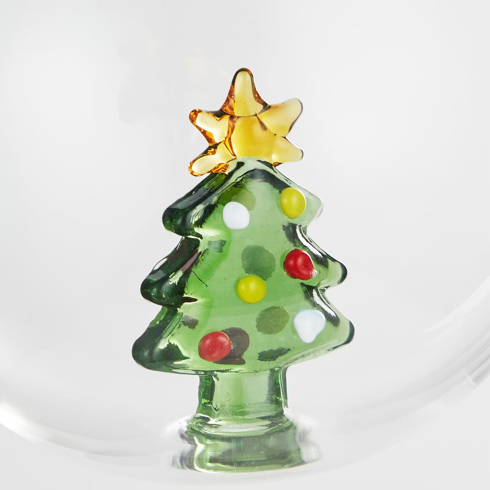 HANG ON Glaskugel Tannenbaum - Borosilikatglas - Transparent