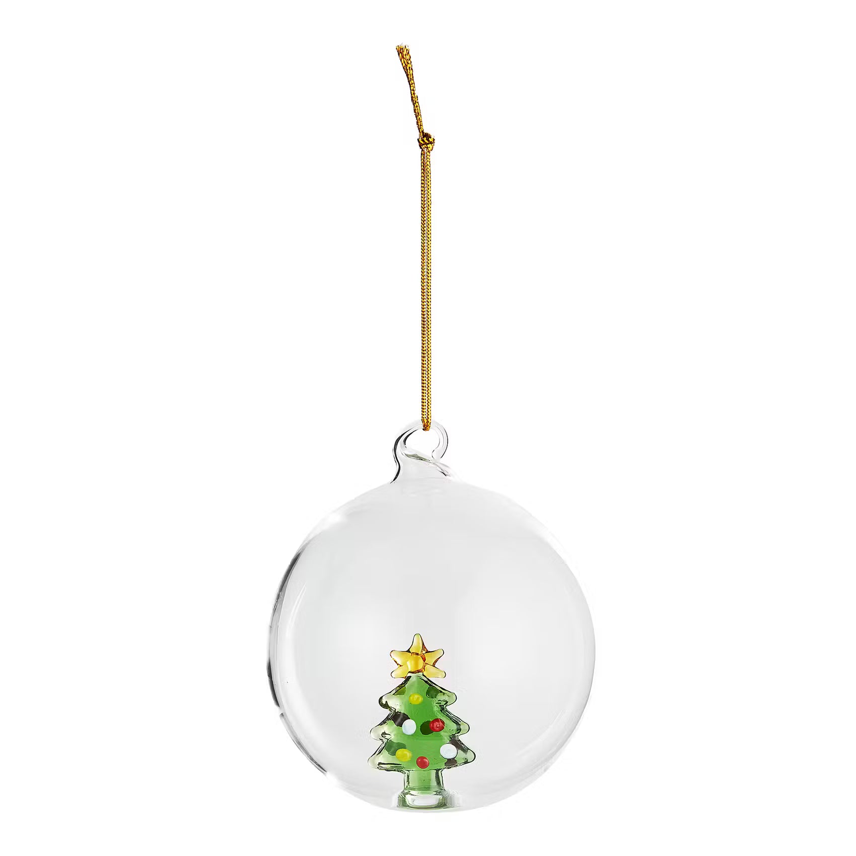 HANG ON Glaskugel Tannenbaum - Borosilikatglas - Transparent