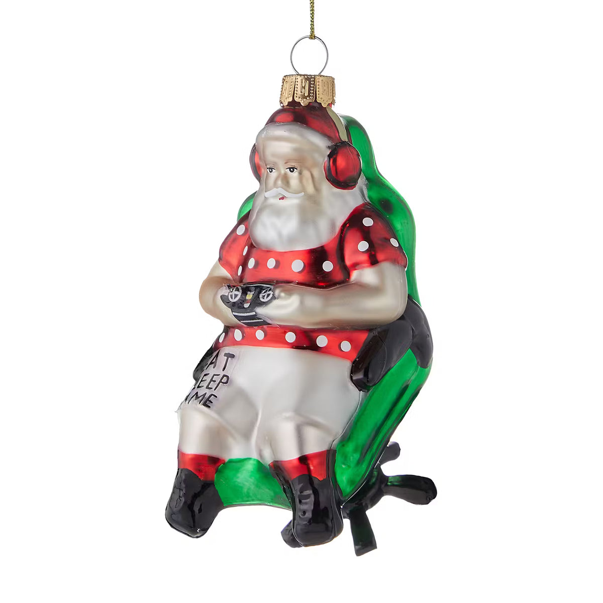 HANG ON Baumanhänger Zocker Santa - Borosilikatglas - Rot