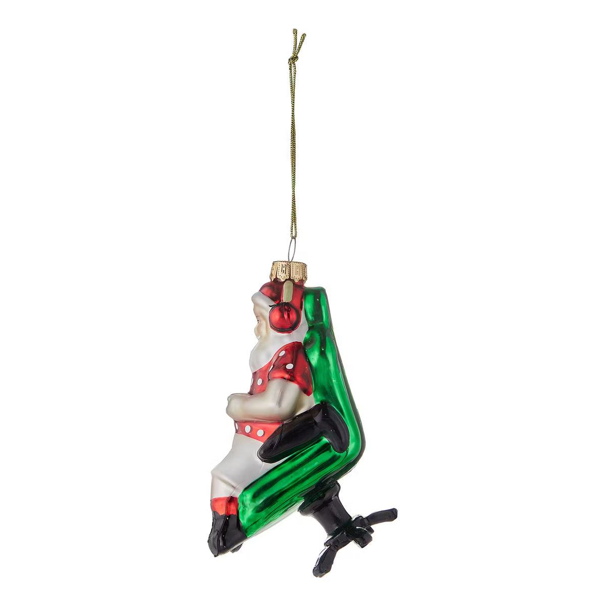 HANG ON Baumanhänger Zocker Santa - Borosilikatglas - Rot