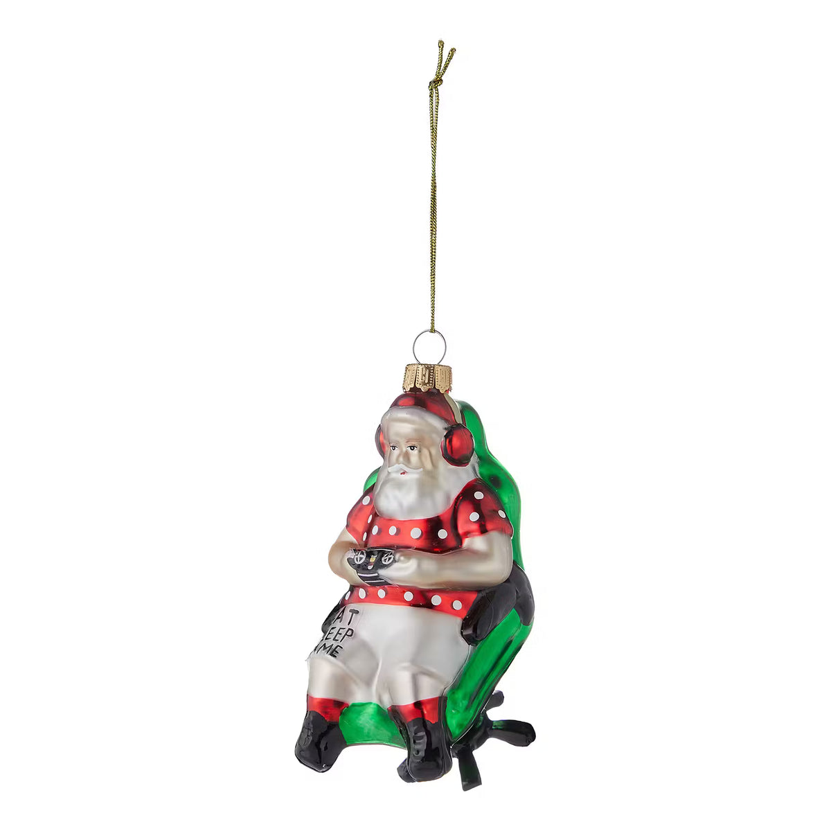 HANG ON Baumanhänger Zocker Santa - Borosilikatglas - Rot