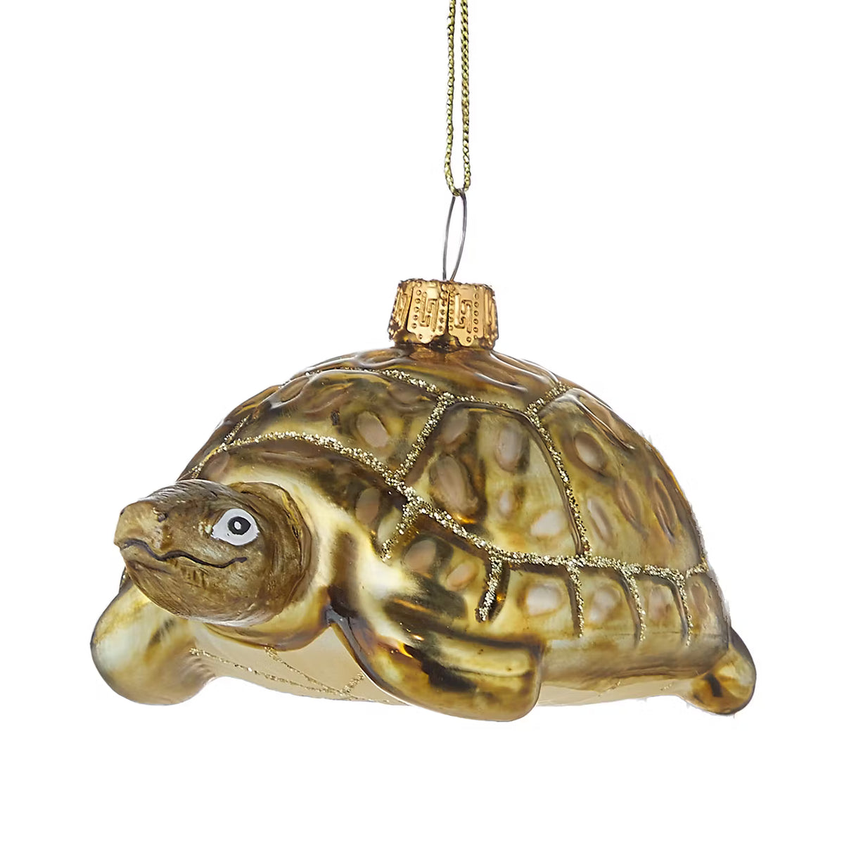 HANG ON Baumanhänger Schildkröte - Borosilikatglas - Grün