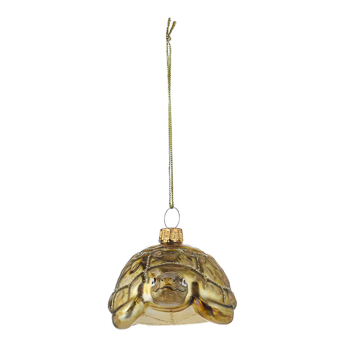 HANG ON Baumanhänger Schildkröte - Borosilikatglas - Grün