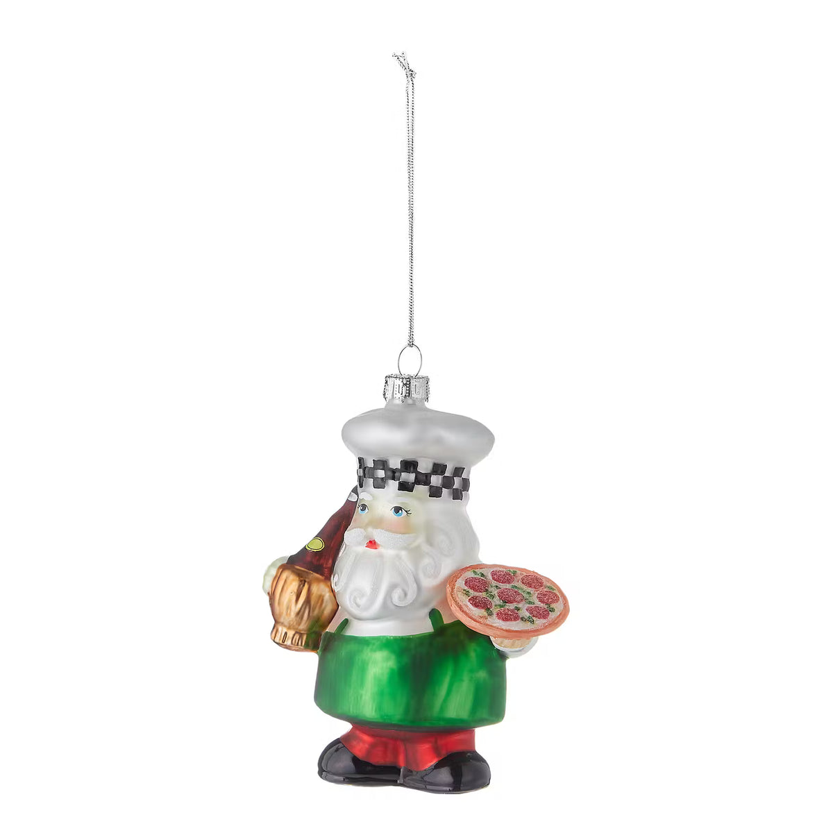 HANG ON Baumanhänger Italian Santa - Borosilikatglas - Grün