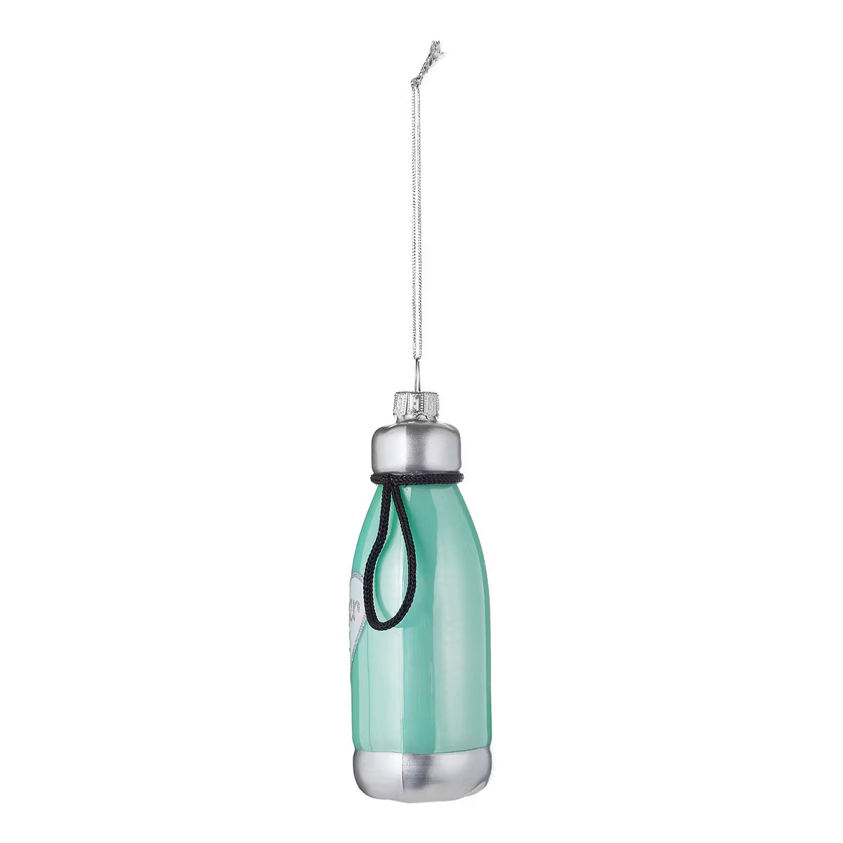 HANG ON Baumanhänger Trinkflasche - Borosilikatglas - Türkis