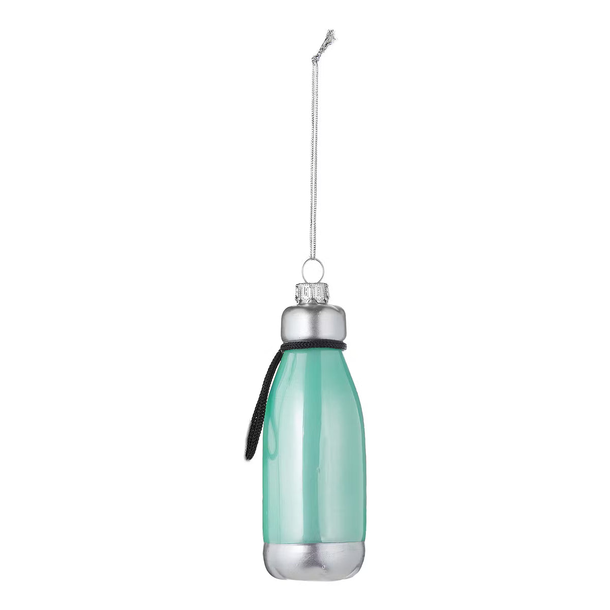 HANG ON Baumanhänger Trinkflasche - Borosilikatglas - Türkis