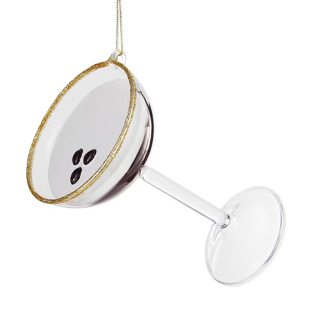HANG ON Baumanhänger Espresso Martini - Borosilikatglas - Braun