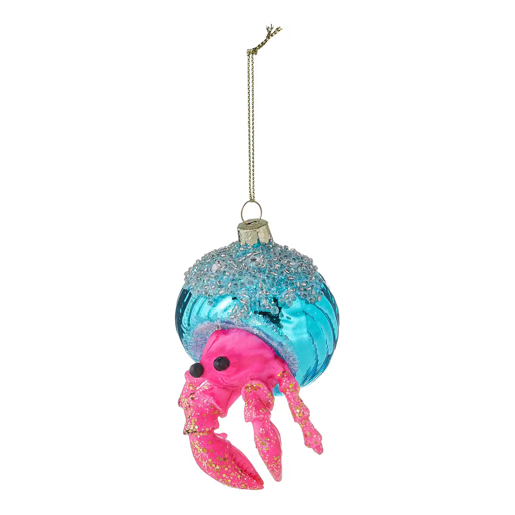 HANG ON Baumanhänger Krabbe - Borosilikatglas - Pink