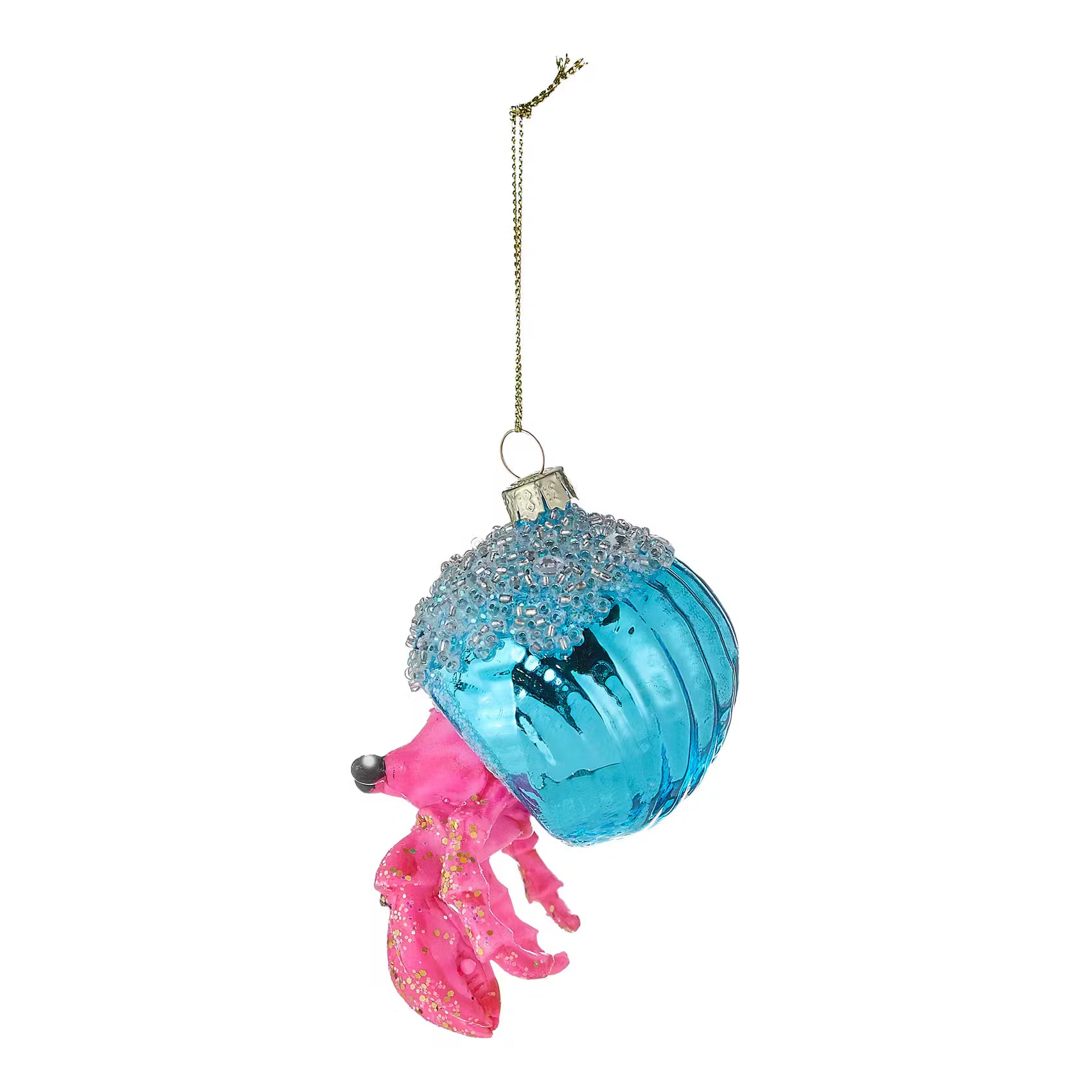 HANG ON Baumanhänger Krabbe - Borosilikatglas - Pink
