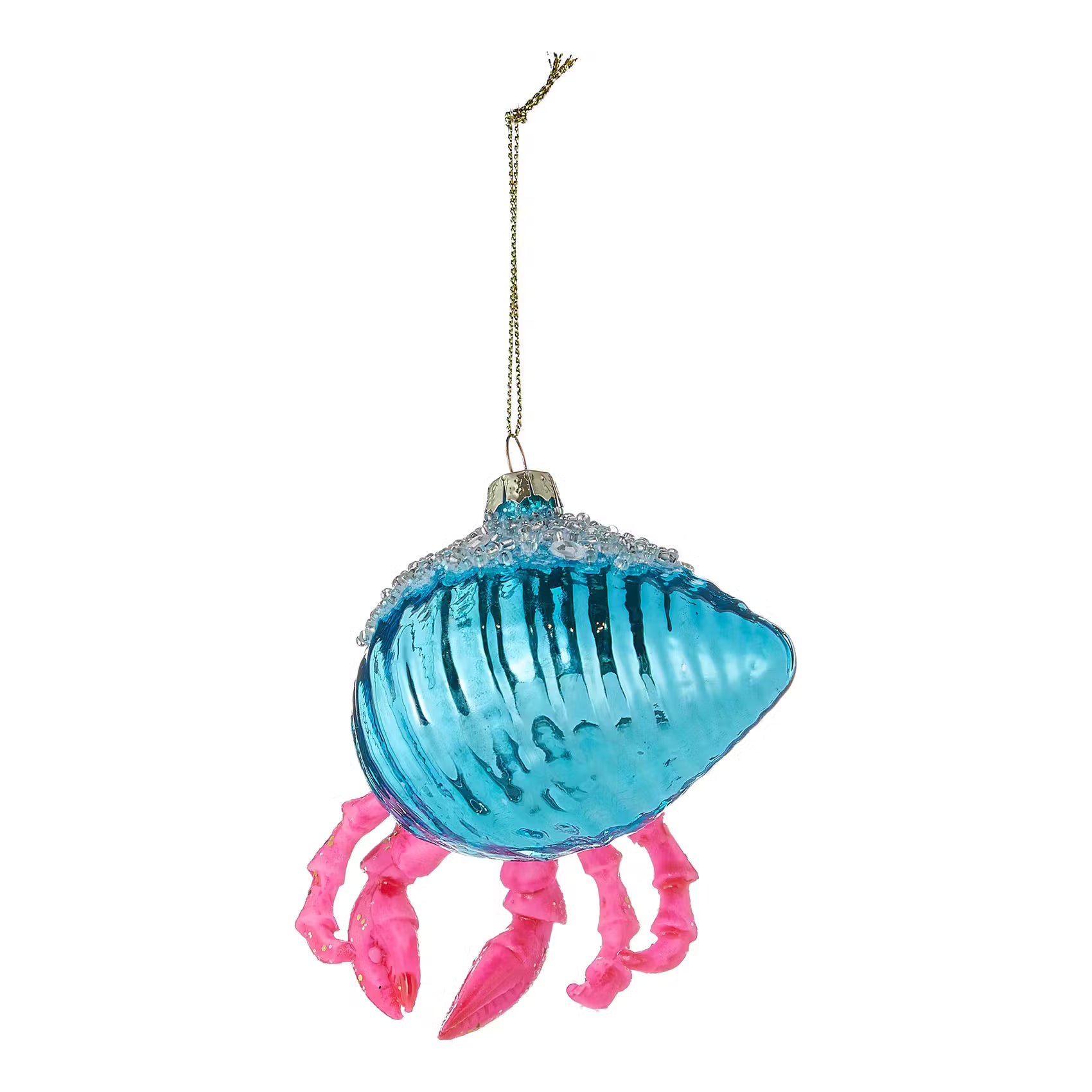 HANG ON Baumanhänger Krabbe - Borosilikatglas - Pink