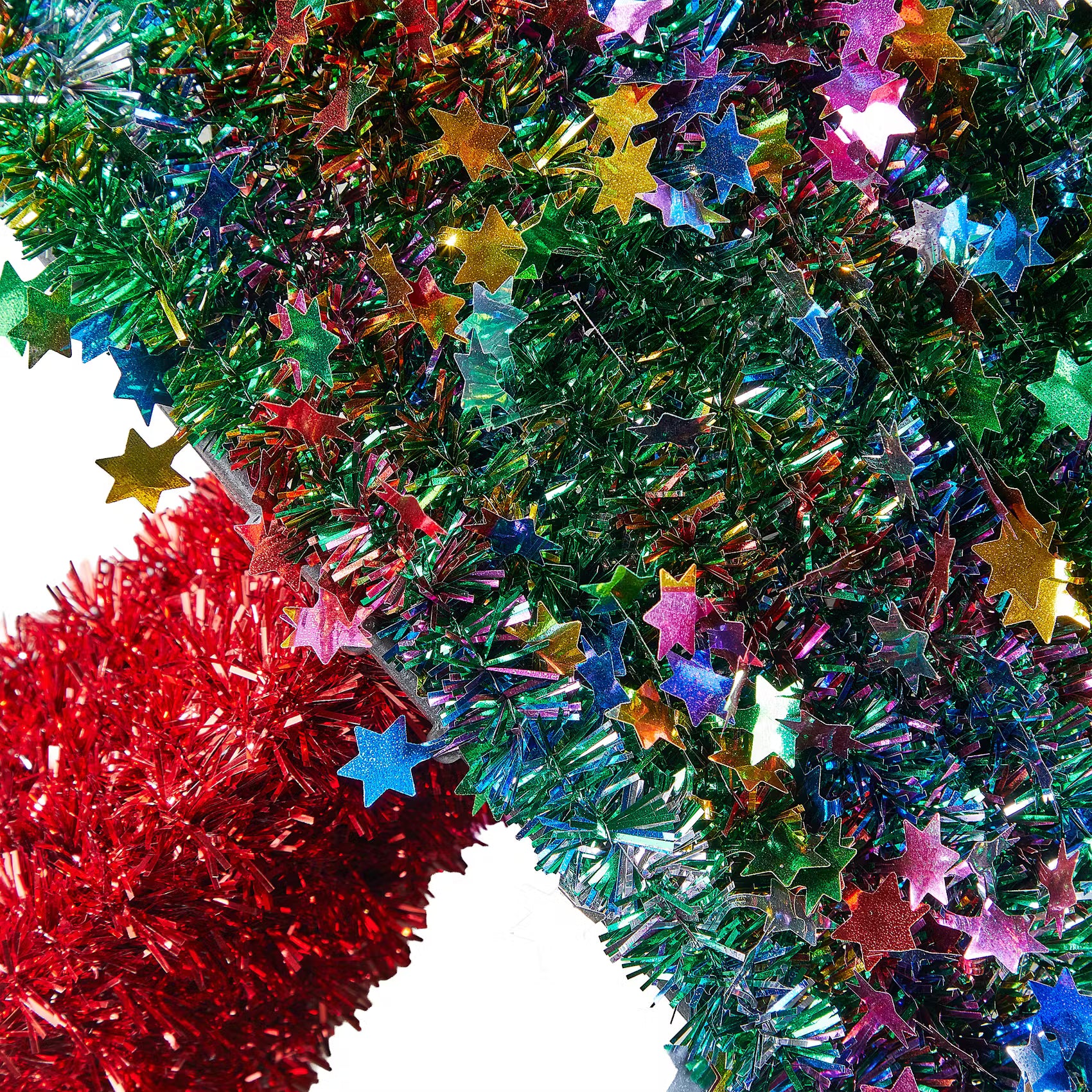 X-MAS Tinsel-Baum Pailetten - Polyethylen - Grün