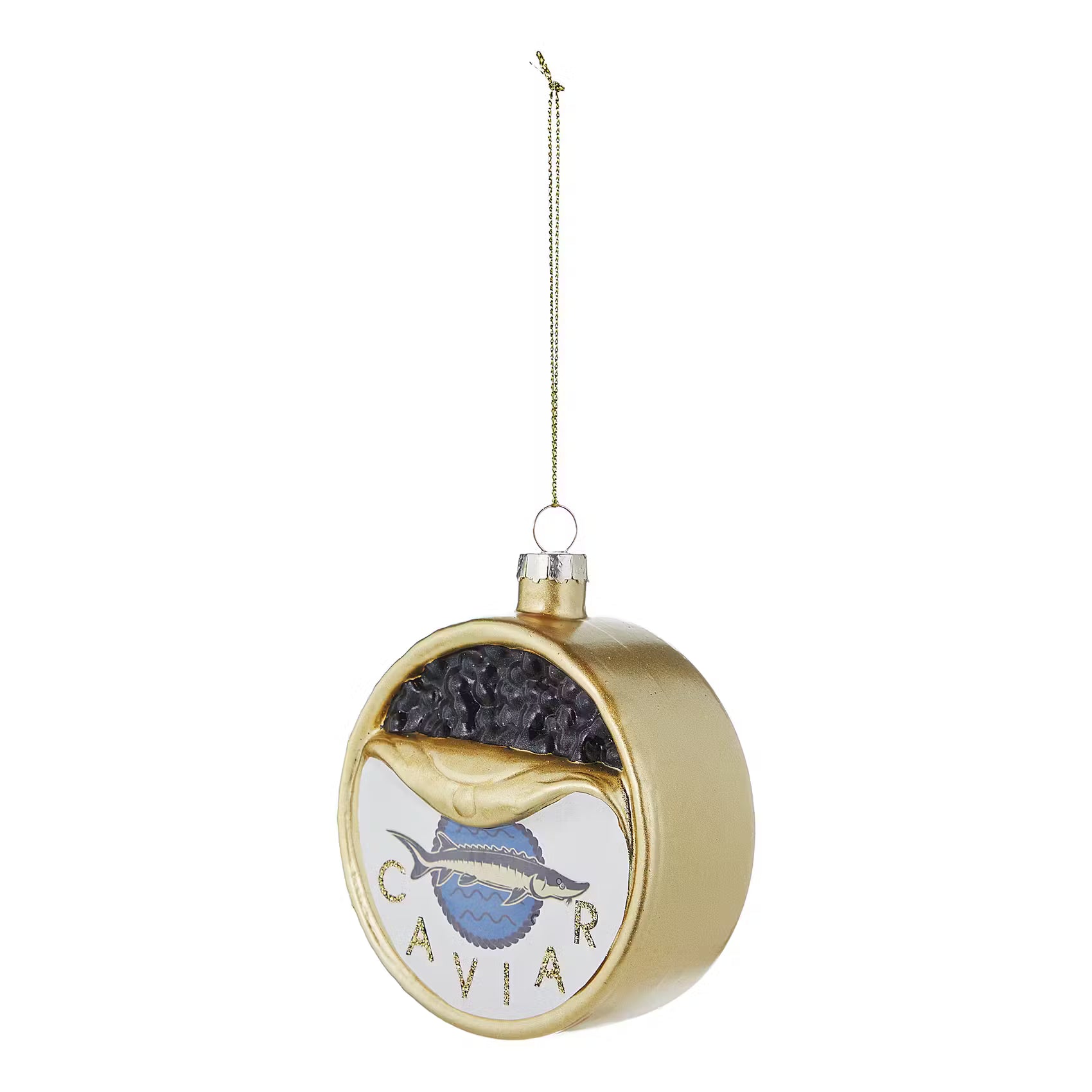 HANG ON Baumanhänger Caviar - Borosilikatglas - Blau