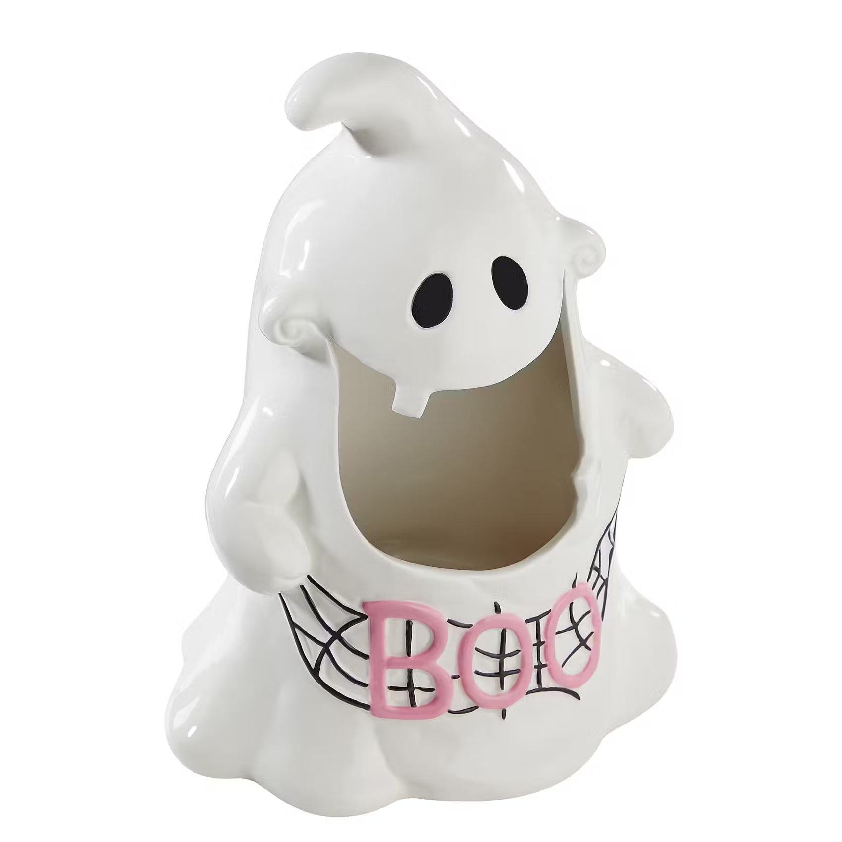 HALLOWEEN Aufbewahrungsdose Gespenst - Steinzeug - Weiß