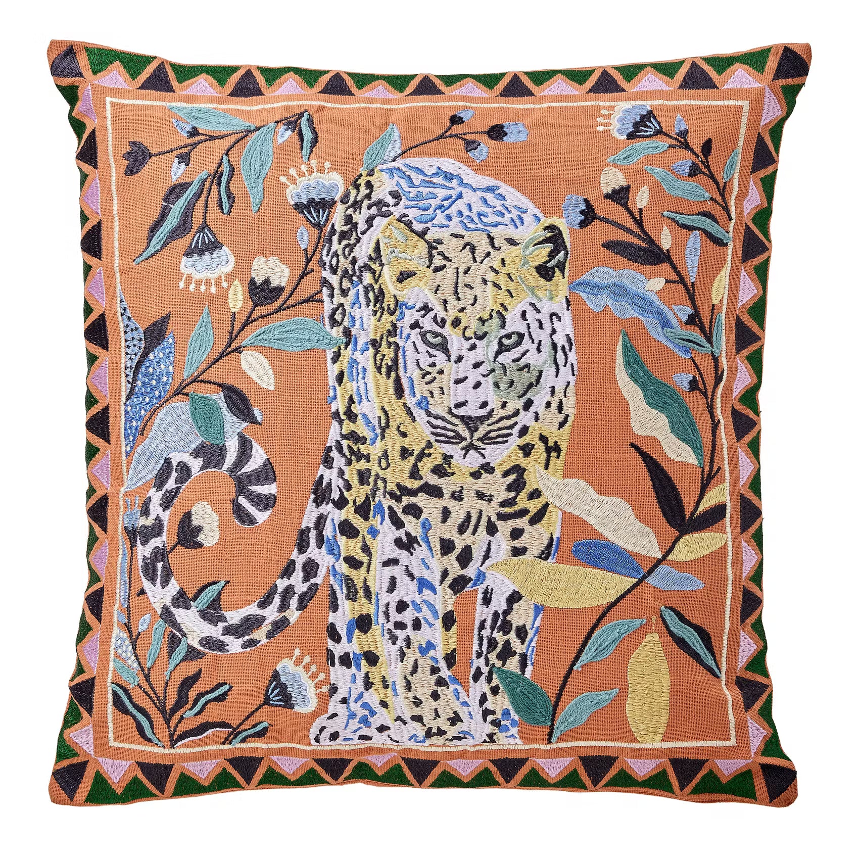 BOHEMIAN Kissen Tiger - Baumwolle/Polyester/Andere - Orange