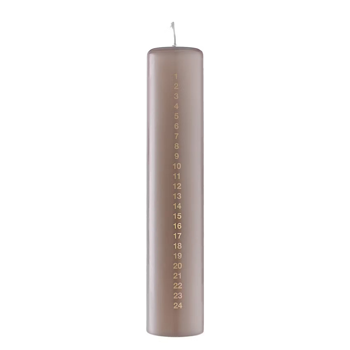 ADVENT Adventkerze - Paraffin - Braun