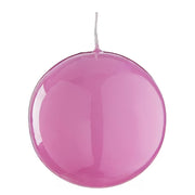 BUBBLES Kugelkerze glossy - Paraffin - Rosa